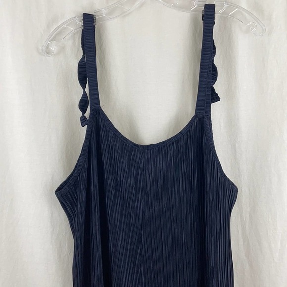 Pinkyotto New York Navy Pleated Jumpsuit - Picture 1 of 10